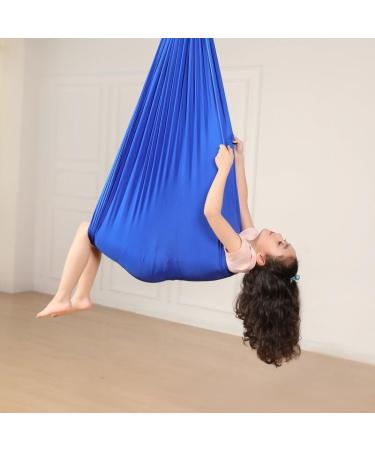 Buy Sensory Vertical Cloth & Full Body Socks for Autism - Yoga Towel & Stretchy Body Sox - Stress Reduction Accessories 280x150cm Blue - Buy Online on GoSupps.com