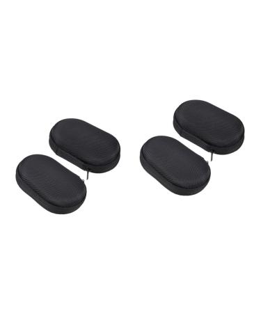 Healeved 4 pieces of travel suitcases for electronics luggage bag carrier bag for -storage bag with zippering -housing hard case data line