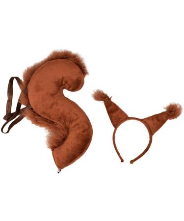 Ears Headband and Tail Set Animal Costume Set Halloween Cosplay Accessories Fancy Dress Party Supplies