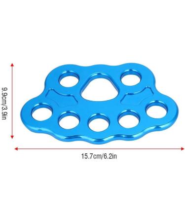 8 Holes Rigging Plate 36KN Paw Rigging Plate for Outdoor Rock Climbing - Buy Online on GoSupps.com
