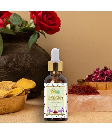 Herbs Botanica Kumkumadi Oil - Anti Aging Face Serum | Radiance Glow Serum 30 Ml - Buy Online on GoSupps.com