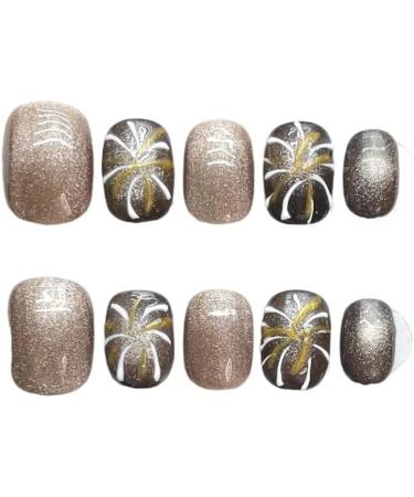 10Pcs Cat Eye Handmade Press On Nails with Gradient Design False Nails Full Cover Ballerina Wearable Artificial Nail Tips (Color : 4 Size : Xs) - Buy Online on GoSupps.com
