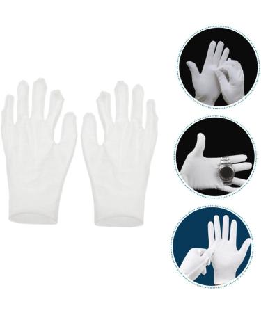 Beatifufu 12 Pairs Moisturizing Gloves Work Gloves Moisturizing Overnight Gloves Working Gloves Cotton White - Buy Online on GoSupps.com