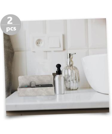 Tovinanna Electric Toothbrush Holder - 2-Piece Travel Storage Box | Portable Toothbrush Organizer for Electric & Manual Brushes - Buy Online on GoSupps.com