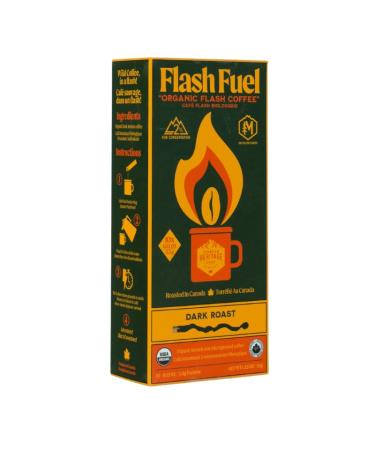 Flash Fuel Organic Instant Coffee - Dark Roast Coffee - Wild coffee in a flash - Perfect for hunting camping or on the go - Single serve sticks (3.5g x 10 sachets) Dark Roast - Dark Chocolate 35 g (Pack of 1)
