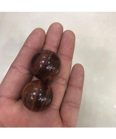 7pc Natural Red Tiger Eye Crystal Sphere Natural Gem Full of Texture - Buy Online on GoSupps.com