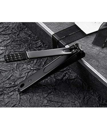 Nail Clippers Set: Black Matte Stainless Steel Fingernail & Thick Toenail & Ingrown Nail Clippers - 3 pcs Cutter for Men and Women (Black) - Buy Online on GoSupps.com