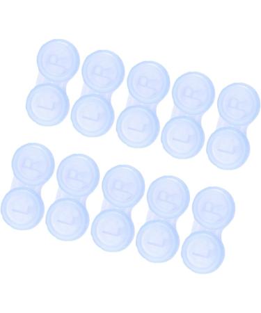 Solustre 10-Pack Colored Contact Lens Containers - Durable Travel Tanks for Safe Storage & Easy Access - Buy Online on GoSupps.com