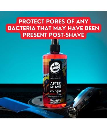 Rolda Freestyle After Shave Tonic Cologne Spray For Men - Post Shave Tonic Calms Irritation Helps Heal & Clean Shaved Areas Refreshing Masculine Fragrance (14.54oz | 430ml) - Buy Online on GoSupps.com