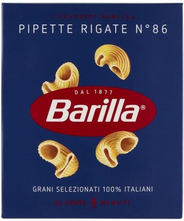 Barilla Pack of 5 Barilla Rigate pasta pipettes no. 86 - 500g pack - Buy Online on GoSupps.com