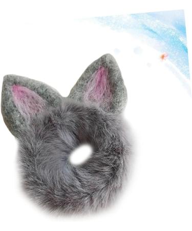 FRCOLOR Cat Ear Hair Ties Bunny Ear Scrunchies Cat Ear Scrunchie Headband Holder Stuffed Bunny for Bunny Ear Hair Bands Girl Stuffed Animals Decor Ponytail Holder Curly Miss Pompom - Buy Online on GoSupps.com