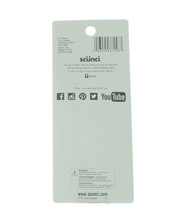 Scunci No-Slip Grip Mini Oval Top Jaw Clips - 8 Count, Pack of 1 - Buy Online on GoSupps.com