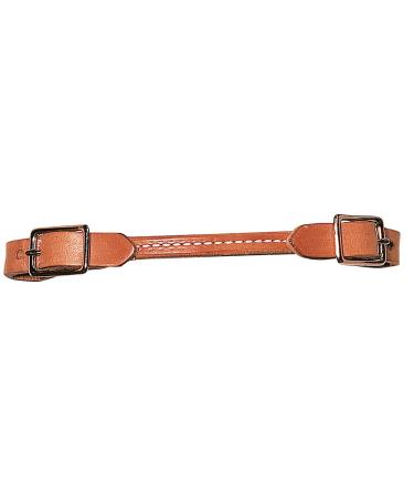 Weaver Leather Harness Leather Nickel Plated Hardware Rounded Curb Strap