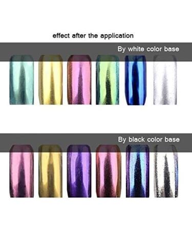 Glitter Chrome Nail Powder 12 Colors Glitter Nail Art Kit Dip Powder Magic Effect Dust Twinkle Nail Art Powder - Buy Online on GoSupps.com