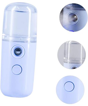 BIUDECO 1pc Portable Humidifier Plastic Humidifier Face Mist Sprayer Creative Humidifier Beauty Tool Skin Moistener Beauty Sprayer Spray Humidifier Women Humidifier Face Humidifier 14.5X4CM Blue - Buy Online on GoSupps.com