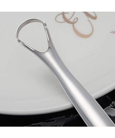 2-Pack Stainless Steel Tongue Scraper - Fresh Breath & Oral Hygiene Tool for Cleaner Tongue - Buy Online on GoSupps.com