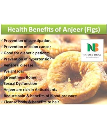 Nature's Bridge Anjeer Figs (400 gm Jar Pack) Dry Anjir Dry Fig Dried Figs Dry Fruits Figs_Packing May Vary - Buy Online on GoSupps.com