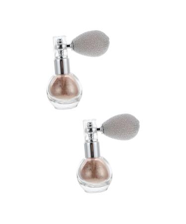 FOMIYES 2pcs Spray Glitter Spray Bottles Hair Powder Spray Body Powder Spraying Bottle Flash Bottle Makeup As Shownx2pcs 7.5x6cmx2pcs