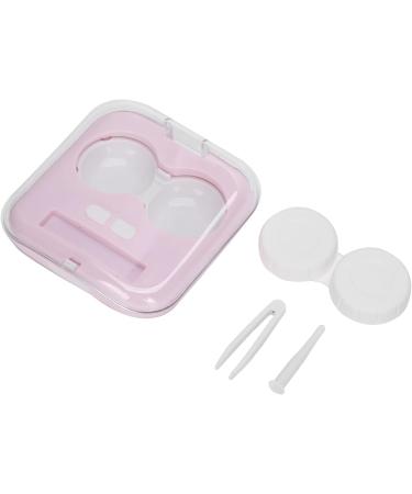 Automatic Contact Lens Washing System Ultrasound Technology Travel Set with Mirror & Tweezers Pink Perfect for Everyday Outdoor Use - Buy Online on GoSupps.com