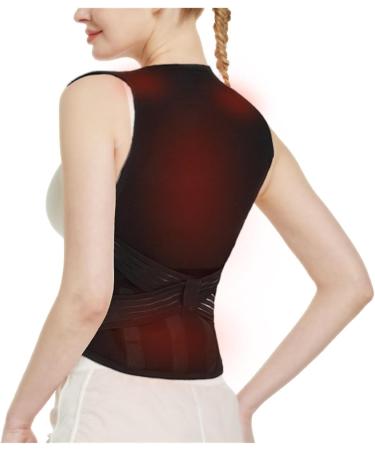 Invisible Thermal Body Heat Vest | Magnetic Heating Belt for Pain Relief | Decompression Support for Older Men & Women | XL Black - Buy Online on GoSupps.com