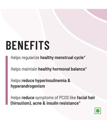 Unived PCOS Management - 2000mg Myo-Inositol & 50mg D-Chiro-Inositol Capsules - Acne, Facial Hair, Insulin Resistance - 1 Month Supply - Buy Online on GoSupps.com