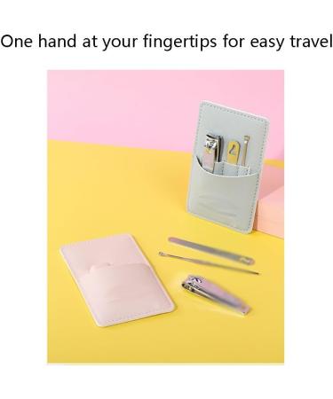 Nail Scissors Nail Kit Manicure Kit for Women Travel Nail Care Kit Professional Kit for Man with Nail Clipper Ear Pick Toenail Clippers (Color : Pink) - Buy Online on GoSupps.com