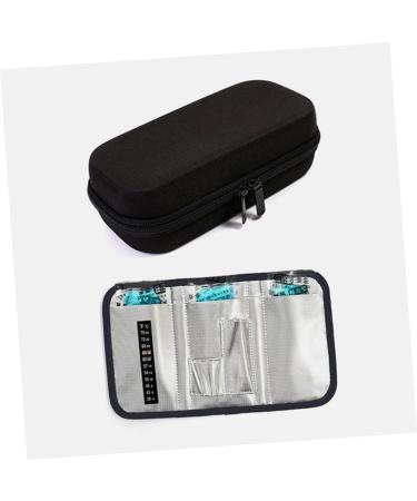 PLAFOPE Insulin Storage Cooler Bag - Portable and Professional Black Eva Bag with Multifunction Child Pen Holder - Buy Online on GoSupps.com