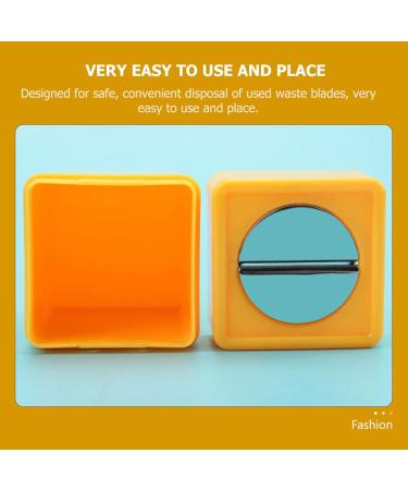 Eco-Friendly Waste Box Razor Case - Safe Storage for Used Razor Blades & Broken Blades Disposal - Buy Online on GoSupps.com