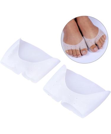 FOMIYES 2 Pair Forefoot Cushion Toe Covers - Comfort & Support with Holes - Ideal for Shoe Separation - White M - Buy Online on GoSupps.com