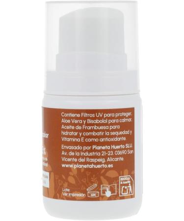  Planeta Huerto Sunscreen cream face color SPF30 Planeta vegetable garden 50 ml - Buy Online on GoSupps.com