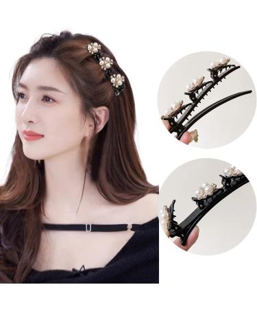 9Pcs Crystal Braided Hair Clips for Women - Hair Accessories with Stone Detail - Shipping from US | KKSS - Buy Online on GoSupps.com