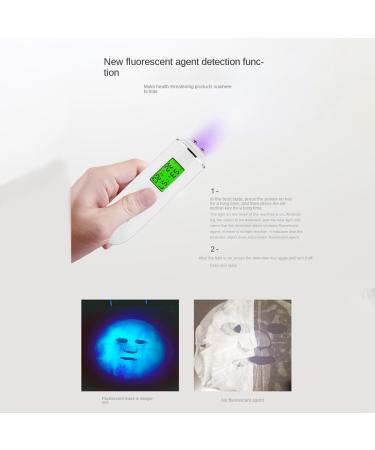 GUIJIALY 1 Piece LCD Digital Water Oil Moisture Tester Fluorescent Agent Skin Analyzer Detector Face Care Tool Portable - Buy Online on GoSupps.com