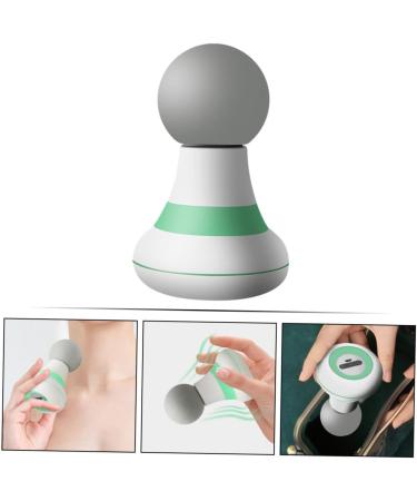 SESESFOUFU Portable Percussion Muscle Massage Device - 1STK Fascies Masion Power Tools for Ultimate Body Relaxation | USB Pebble Gel 11.5x7.5cm Green - Buy Online on GoSupps.com