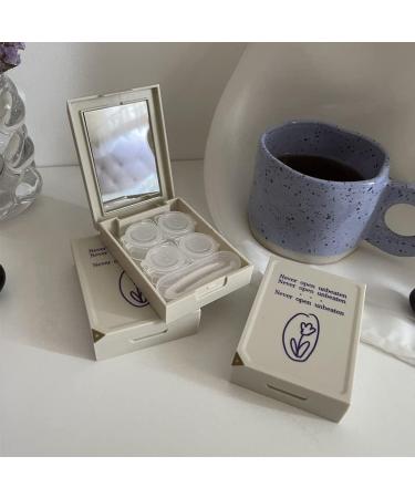 Buy Miedeon Contact Lens Storage Box Set - 4-Piece Purple Container for Travel & Daily Use - Buy Online on GoSupps.com