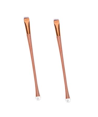 Ipetboom 2pcs Eyeliner Brush Makeup Brush Eye Gel Keychain Pouch Eye Brush Slanted Eye Tool Brush Girl