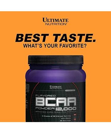 Ultimate Nutrition BCAA Powder - Caffeine-Free Amino Acid Supplement 60 Servings 12 000 mg Branched Chain Amino Acids (Orange Flavor - Buy Online on GoSupps.com