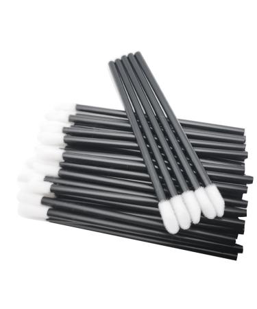 300 PCS Disposable Lip Brush Make Up Brush Lipstick Gloss Wands Applicator Makeup Beauty Tool Black