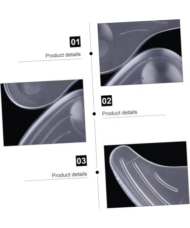 FOMIYES Horoscope Half Pad Work Boot Insoles - 2 Pairs Plantar Support for Men | Transparent 10x5.5cm - International Shipping Available - Buy Online on GoSupps.com