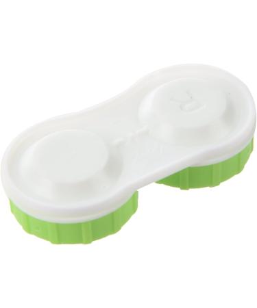 ENERRGECKO Field Green Contact Lens Case with Fun Face Expressions - Stylish & Functional Eye Care Accessory - Buy Online on GoSupps.com