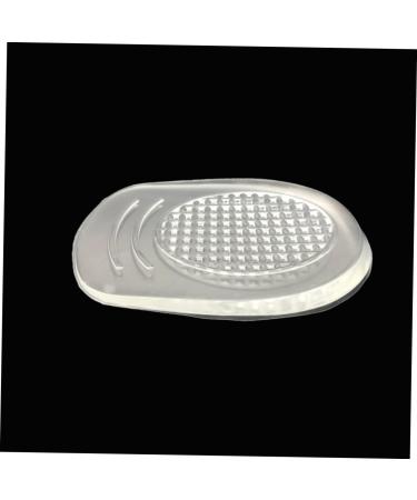 4 Pairs Silicone Insoles - Comfort Heel Pads for Shoes | Half Insole in White - Size 1 - Buy Online on GoSupps.com
