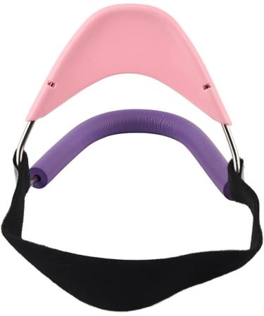 SSDDDLZEQ neck tractor adjustable neck preservation corrector for adults neck support break from the neck for the prevention of neck pain stiff relief (color: pink)
