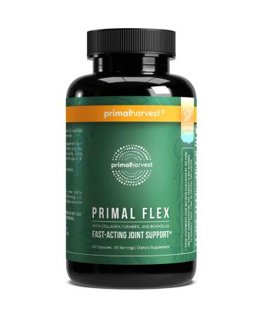 Primal Harvest Joint Supplement, Fast Acting Joint Pain Relief Supplements w/ Collagen, Turmeric, Boswellia and Ashwagandha - 30 Day Joint Support Supplement - Primal Flex Joint Health Supplement