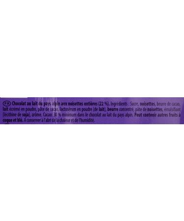 Milka Whole Hazelnuts Bar 200 g - Pack of 4 - Buy Online on GoSupps.com