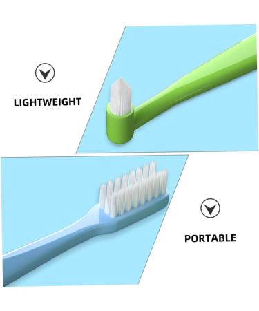 Ultechnovo Double-Sided Travel Toothbrush Set - 4 Wear-Resistant Conical Brushes for On-the-Go Oral Care - Buy Online on GoSupps.com