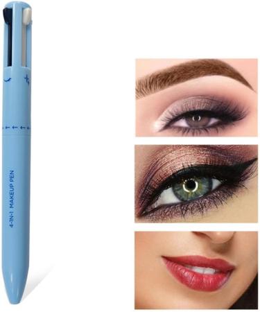 Stylo de Maquillage 4 en 1 Stylo de Retouche Maquillage Crayon Sourcils Tanche 4 Couleurs Stylo de Maquillage Multifonctionnel Beaut 01 - Buy Online on GoSupps.com