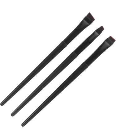 Baluue 12 Pcs Female Black Oblique Eyeliner Brush Ultra Thin Eyeliner Brush - Buy Online on GoSupps.com