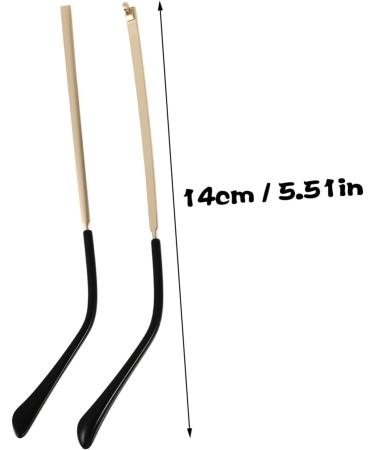 Ultechnovo Glasses Spare Parts - Black Screw Holder & Metal Bracket Replacement - 3 Pairs of Legs for Goldenx3st Frame - Buy Online on GoSupps.com