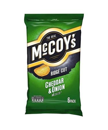 McCoys McCoy's Cheese & Onion 27g Pack of 6