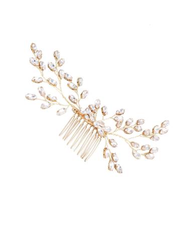 Beaupretty Accessories Combs For Women accessories for women wedding barrettes for women womens clips Side Comb Clip prom headpiece rhinestone comb rhinestones bride Comb