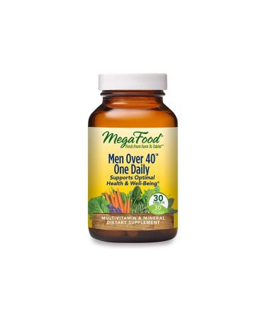 MegaFood Men Over 40 One Daily Iron Free Formula 30 Tablets